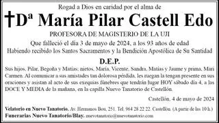 Dª María Pilar Castell Edo