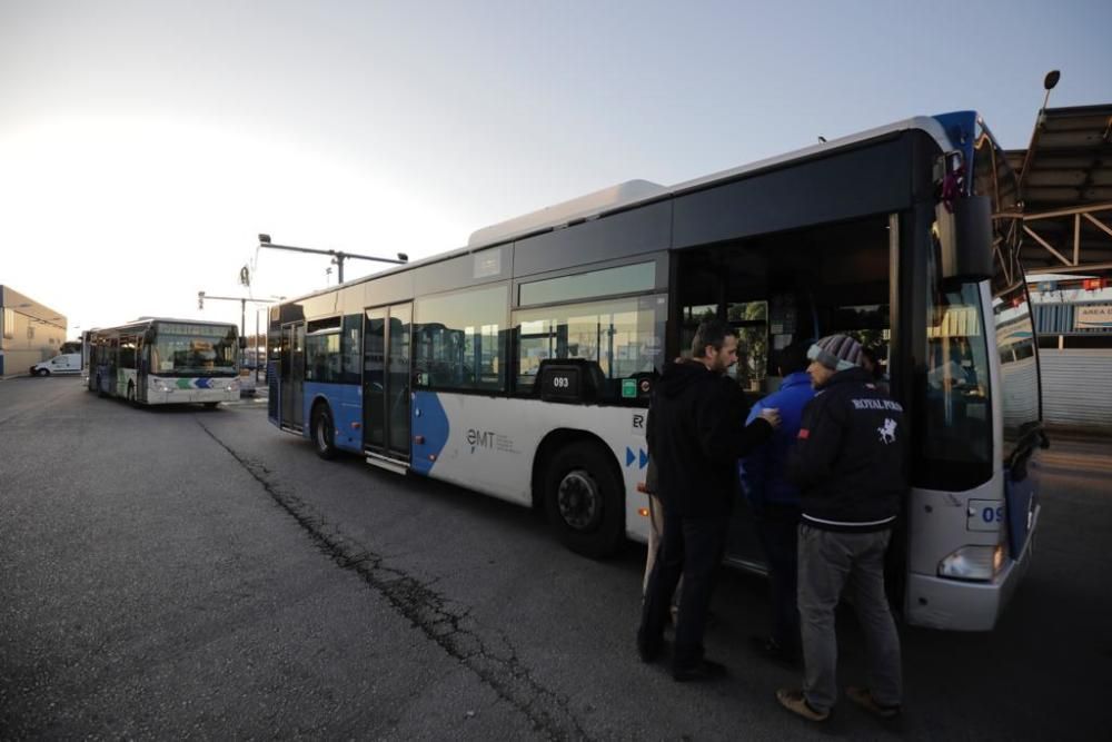 Arranca la primera tanda de paros parciales en la EMT