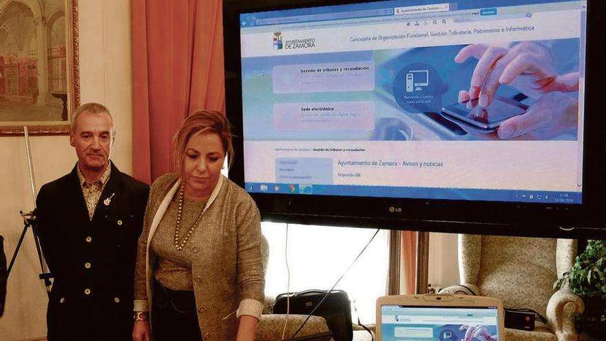 Presentación del nuevo portal para la gestión tributaria del Ayuntamiento.