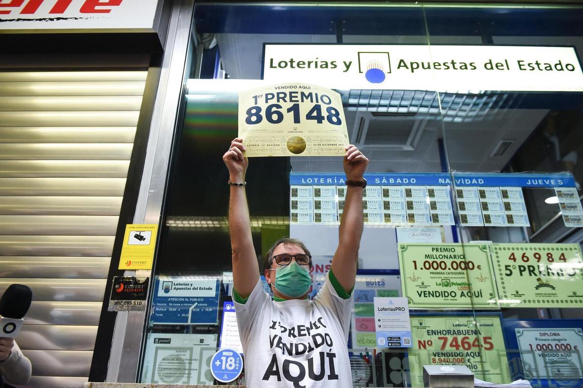 Un trabajador de una administración en la que ha tocado el primer premio