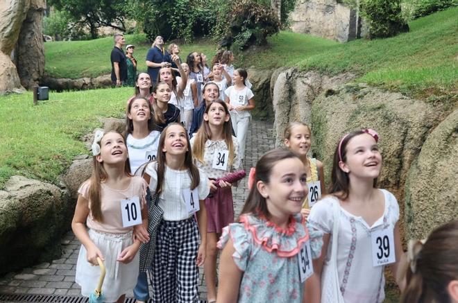 Bioparc recibe a las candidatas a Fallera Mayor Infantil de València 2023