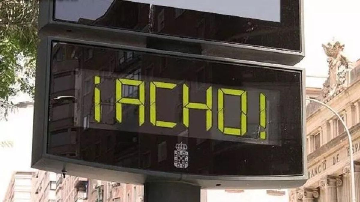 Una de las humorísticas imágenes sobre el calor en Murcia que podemos ver en Internet