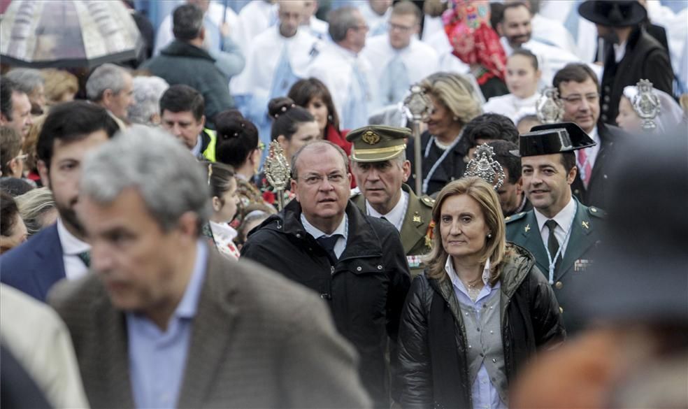 La bajada de la patrona de Cáceres en imágenes