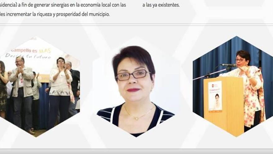 Carratalá crea  una web de su concejalía con fotografías de su campaña electoral