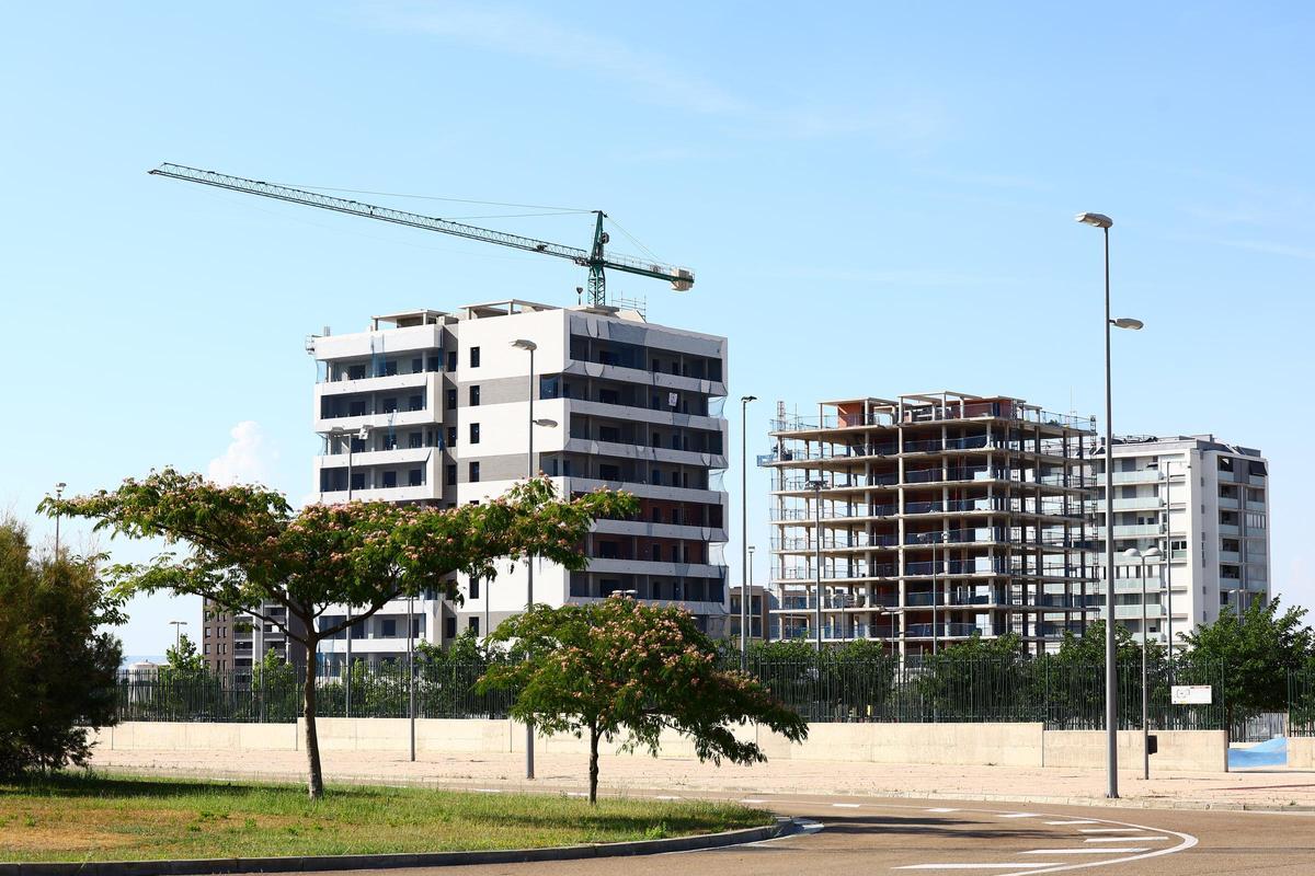 Vivienda de nueva construcción en el barrio de Arcosur.