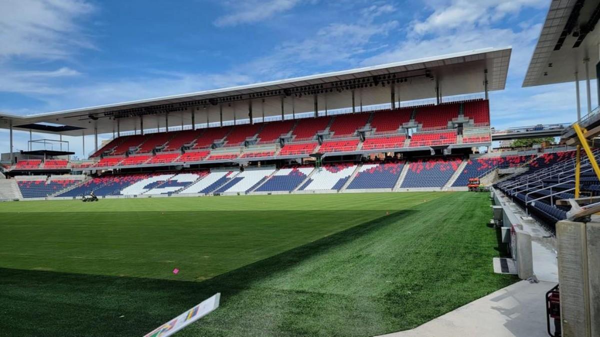 Así luce el Centene Stadium, en Saint Louis