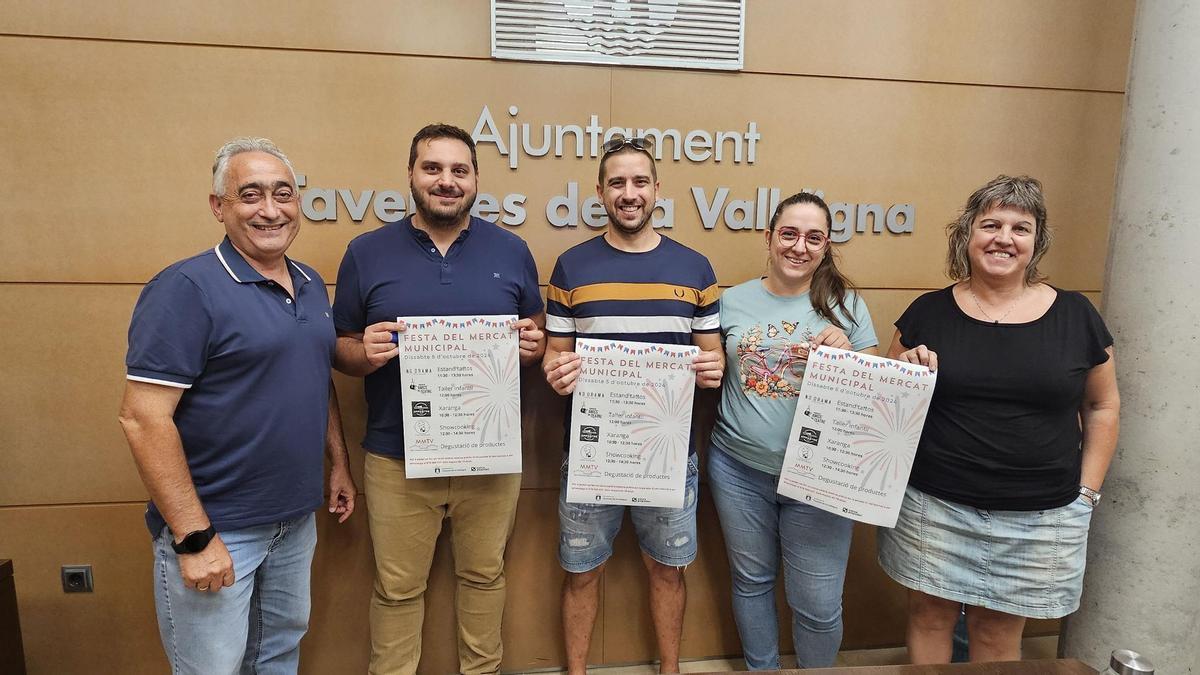Autoridades y comerciantes, en la presentación de la Festa del Mercat