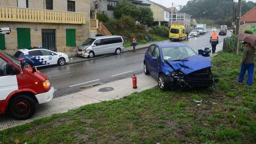 Vehículo siniestrado en el accidente // Gonzalo Núñez