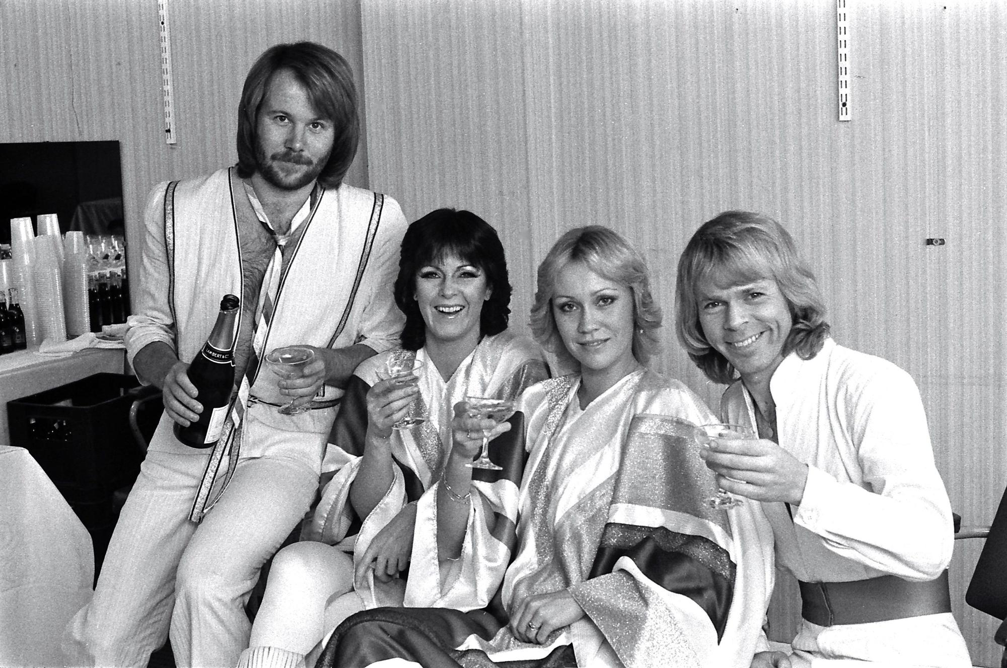 ABBA, brindando en 1979
