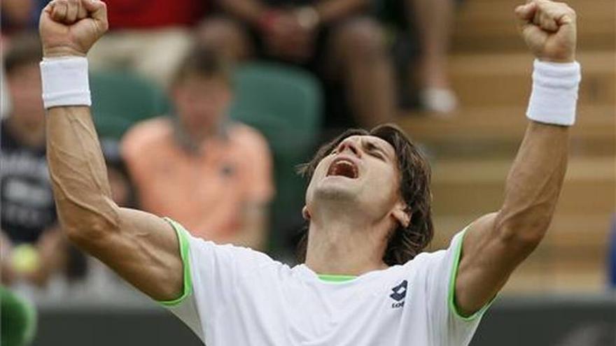 Ferrer agota al croata Dodig y estará en los cuartos de final de Wimbledon