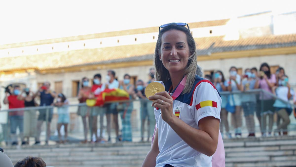 Recibimiento de Fátima Gálvez en Baena