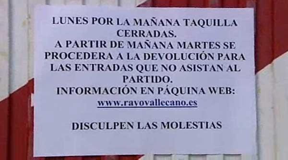 Desenes d’operaris han treballat a l’estadi del Rayo Vallecano, aquests dilluns des de pirmera hora del matí, per arreglar la il·luminació després del sabotatge.