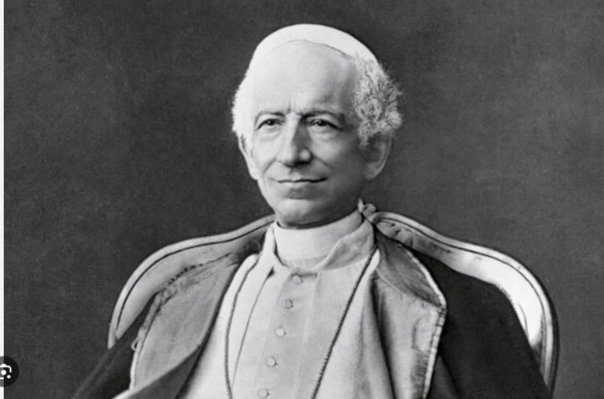 Imagen del papa León XIII, pontífice entre los años 1878 y 1903.