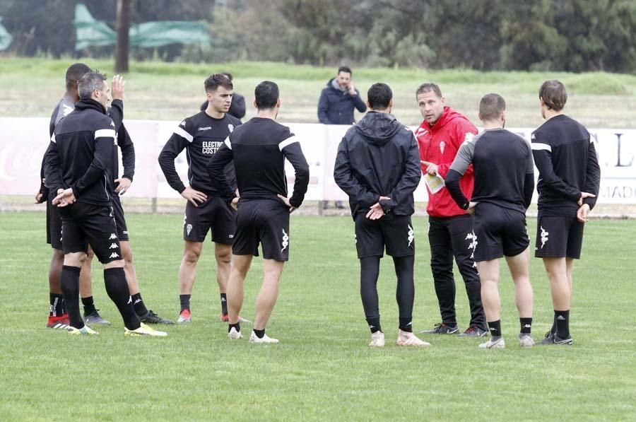 Primer entrenamiento de Curro Torres