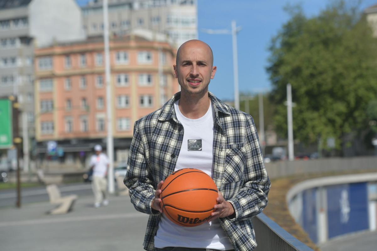 Álex Hernández excapitán Leyma Básquet Coruña