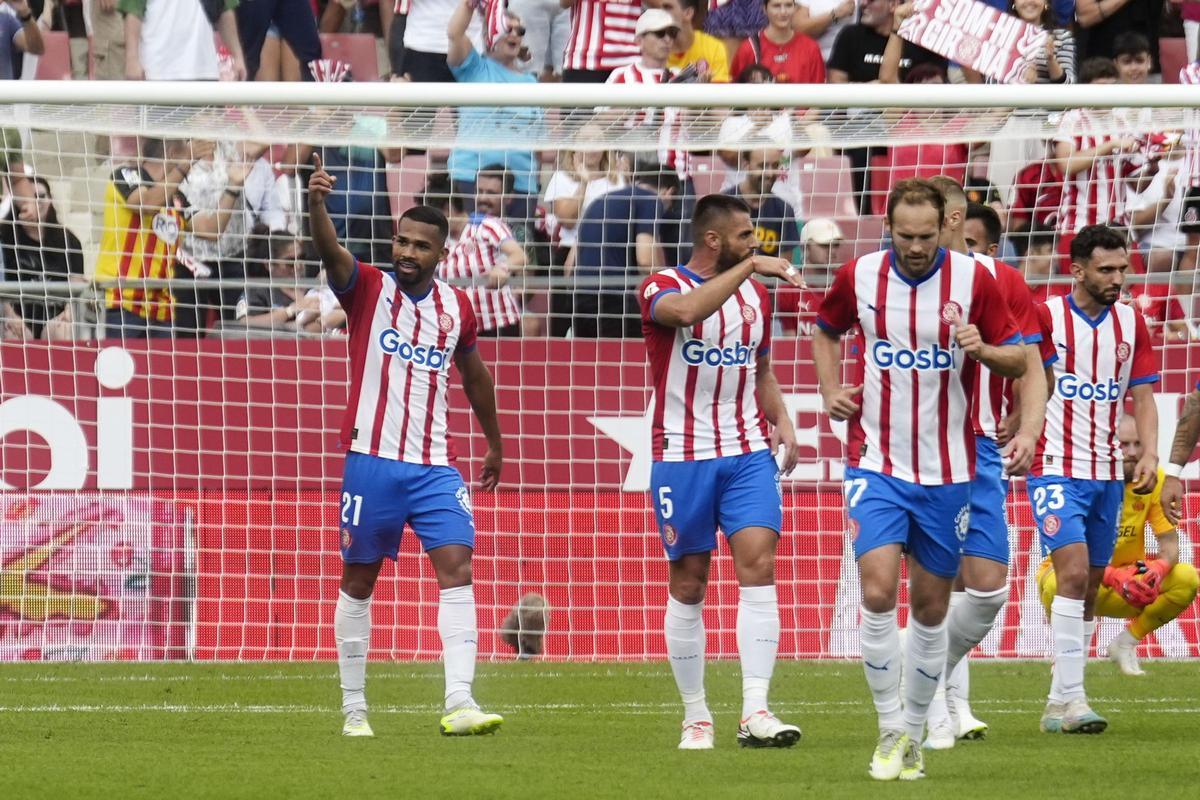 Partido de Liga en Primera División entre el Girona FC - Mallorca