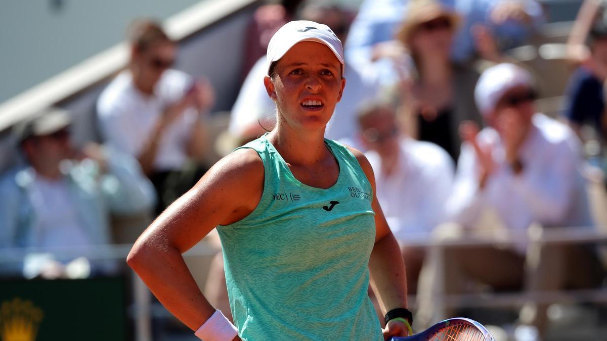 Kaitlin Quevedo, durante su participación en Roland Garros