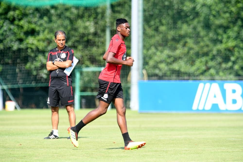 La plantilla deportivista ha tenido este viernes, 13 de julio de 2018, doble sesión de entrenamiento.