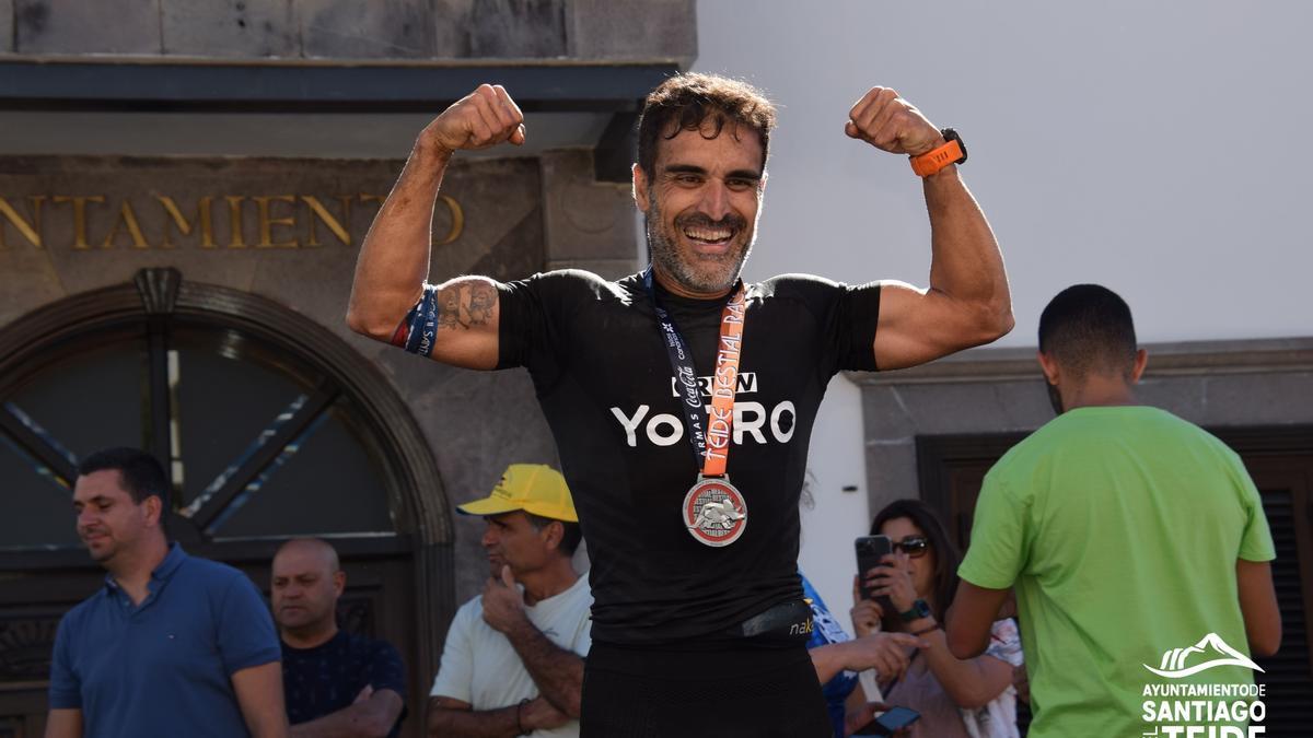 Javier Rodríguez, ganador de la II edición de la Bestial Race Santiago del Teide