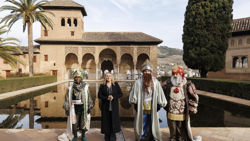 Una sorpresa monumental: los Reyes Magos visitan por primera vez la Alhambra