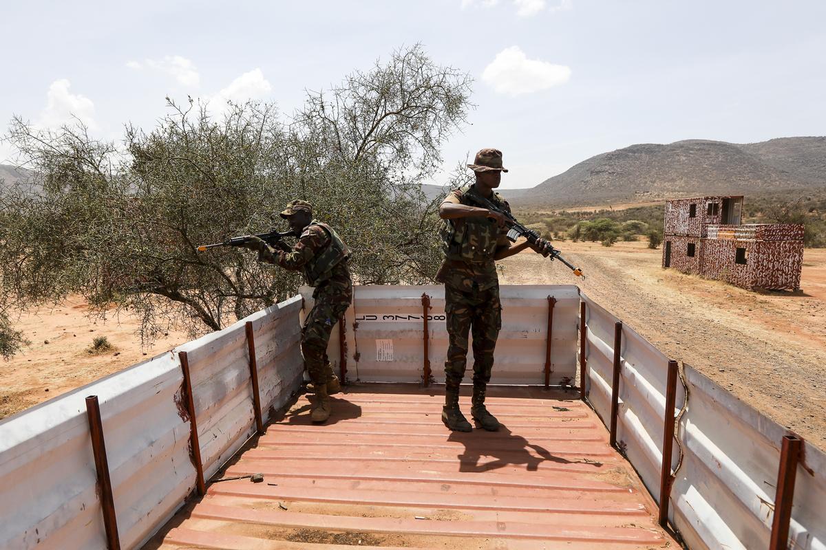 EEUU monta en la sabana de Kenia su mayor maniobra militar en África del Este