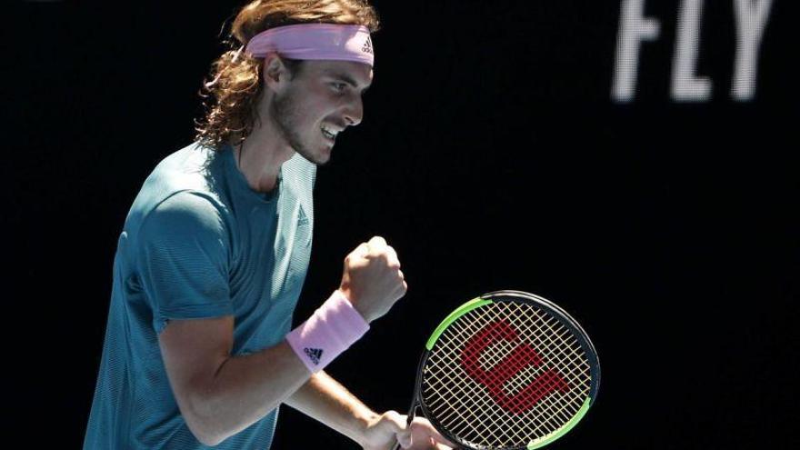 Tsitsipas clasificó a semifinales de Australia tras derrotar a un aguerrido Bautista