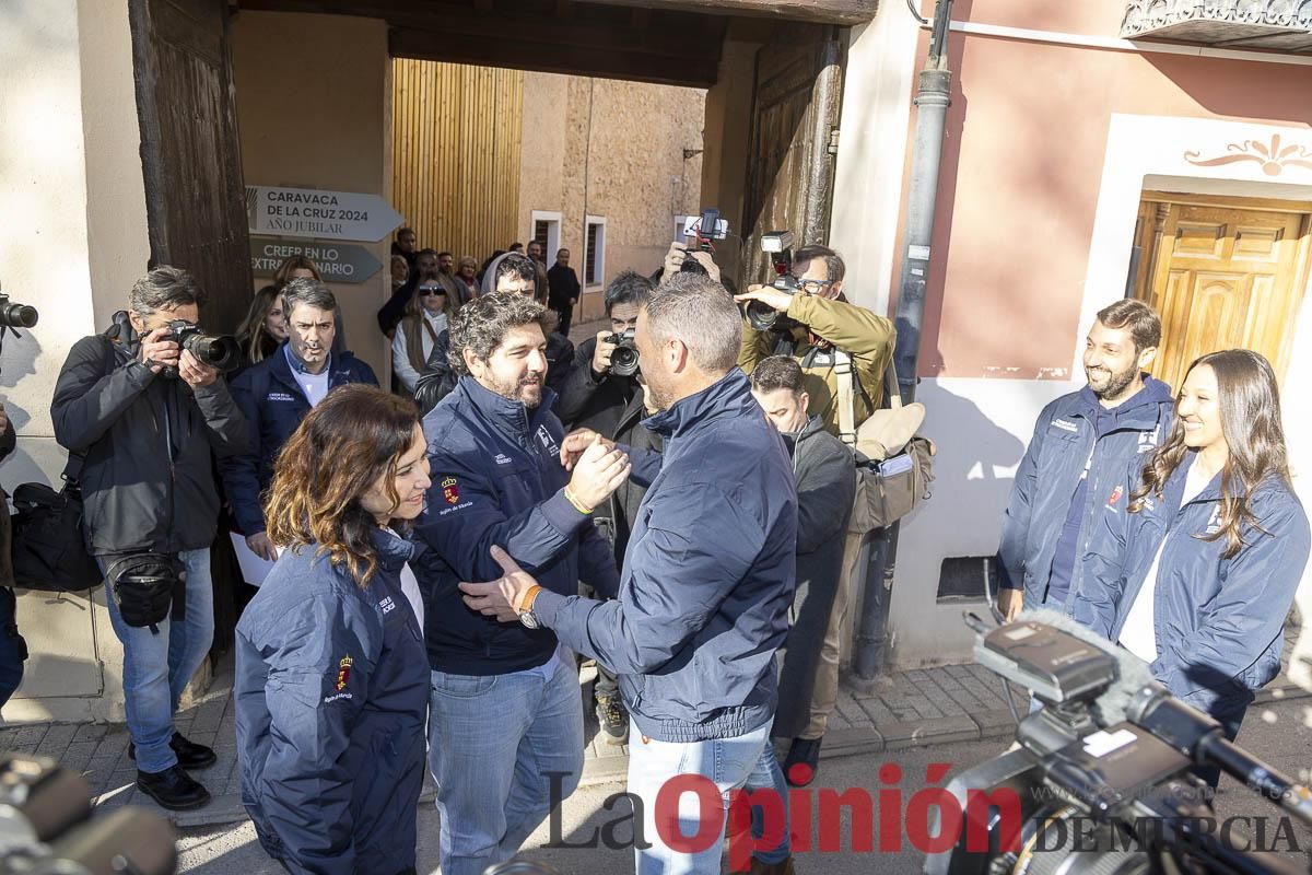 Así ha sido la visita de Isabel Díaz Ayuso a Caravaca de la Cruz