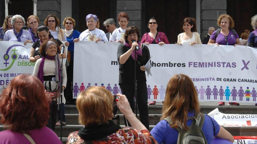 Día de la Mujer Trabajadora en la capital grancanaria