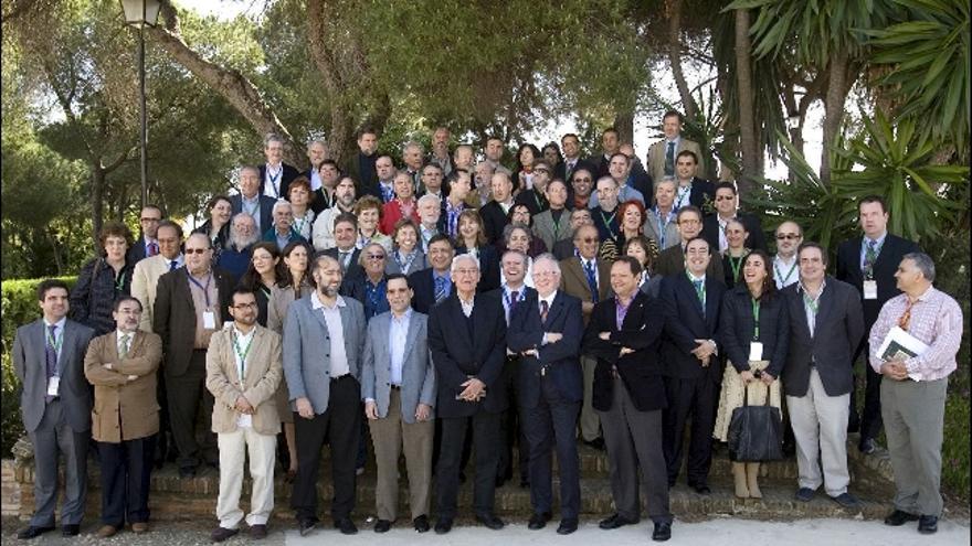 Los participantes del congreso III Acta Internacional de la Lengua Española, que reúne a 70 expertos de todo el mundo.