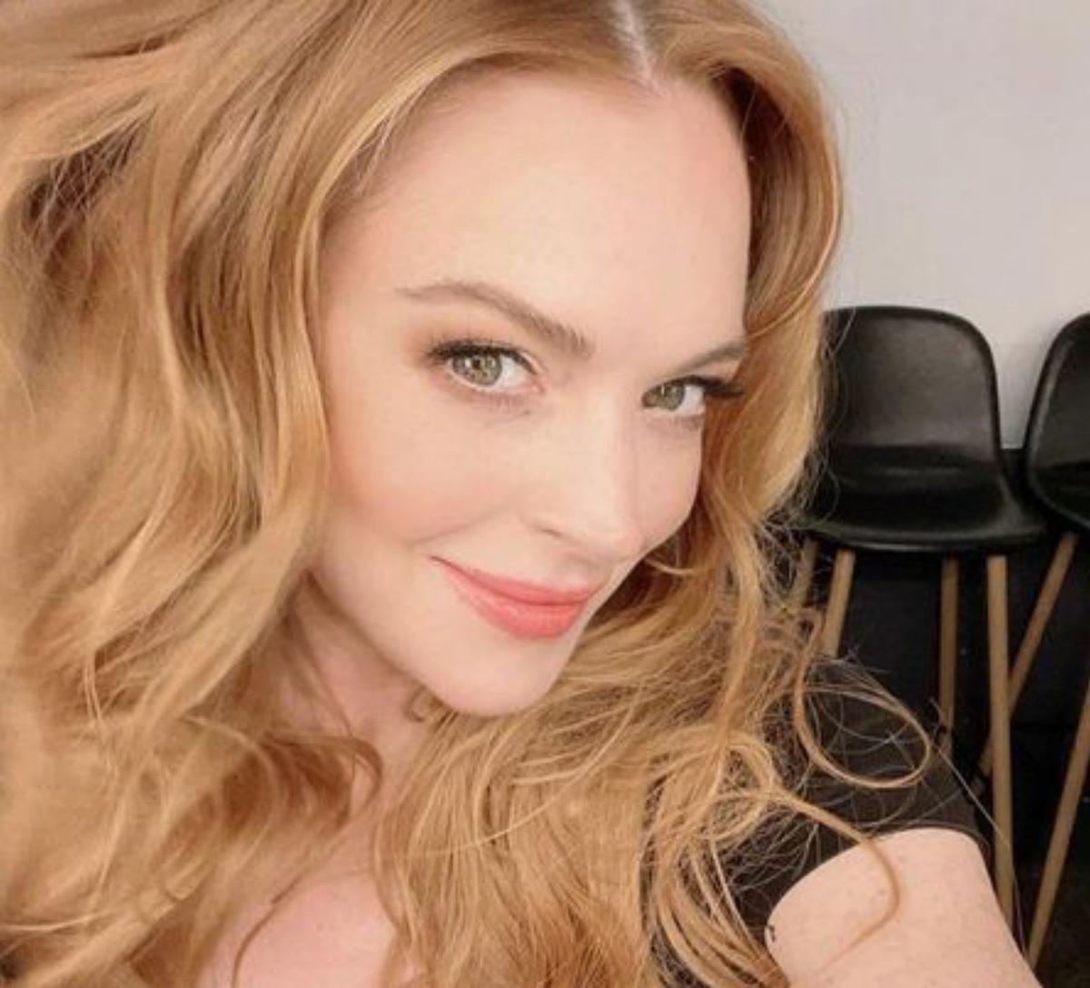 La actriz Lindsay Lohan.