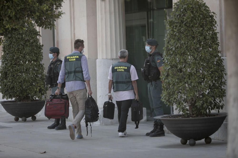 Registros en la sede de la Autoridad Portuaria de Baleares.