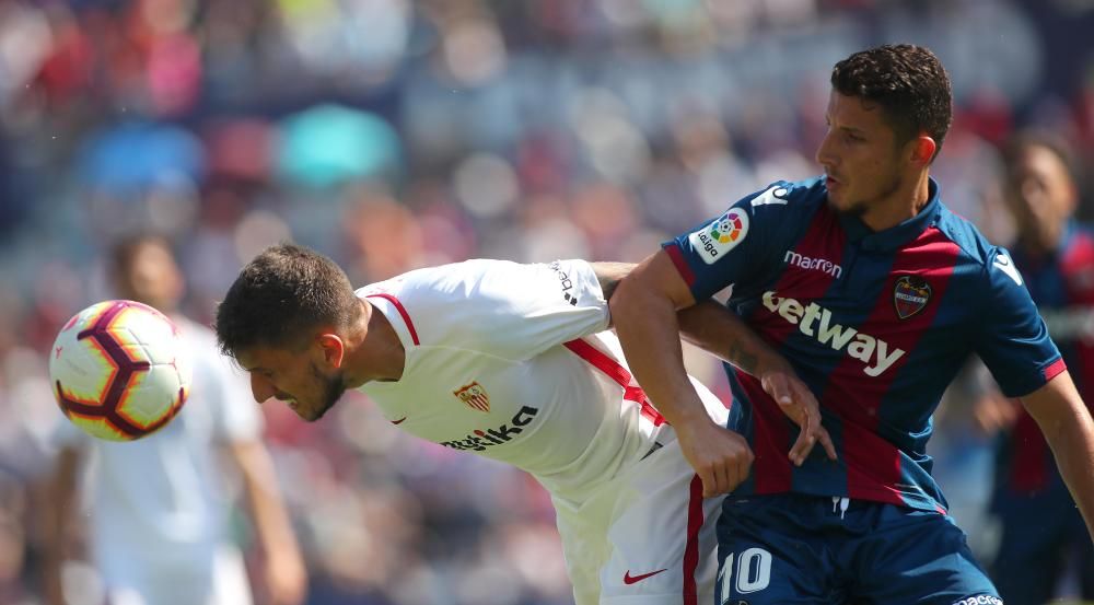 Levante 2-6 Sevilla, en imágenes