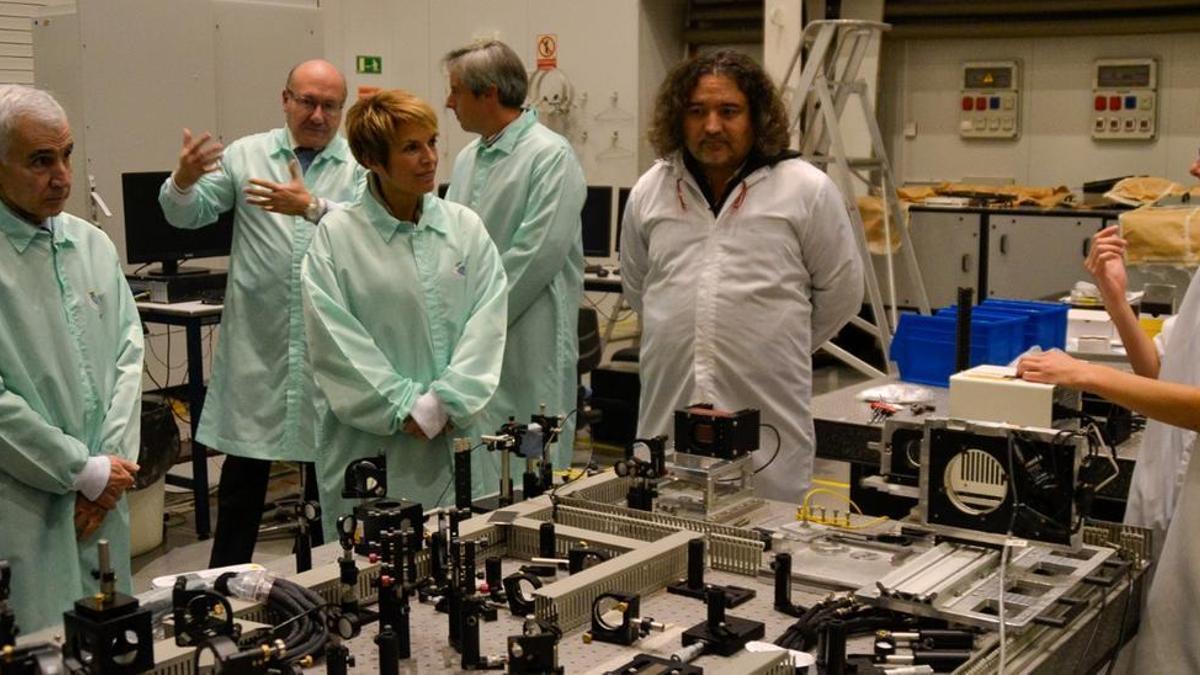 El comisionado del Perte Chip, Jaime Martorell, visita las instalaciones del Instituto de Astrofísica de Canarias.