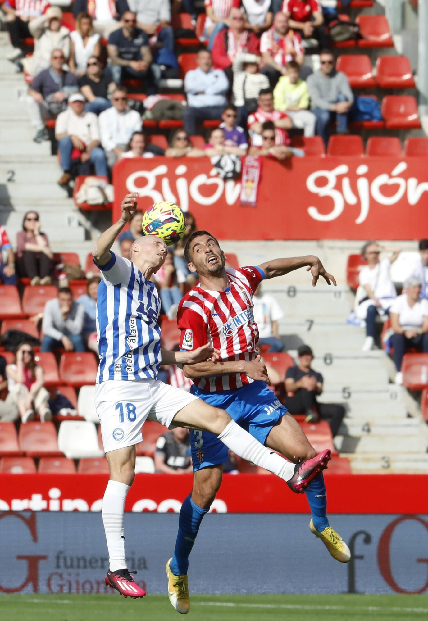 Así fue el encuentro entre el Sporting y el Alavés