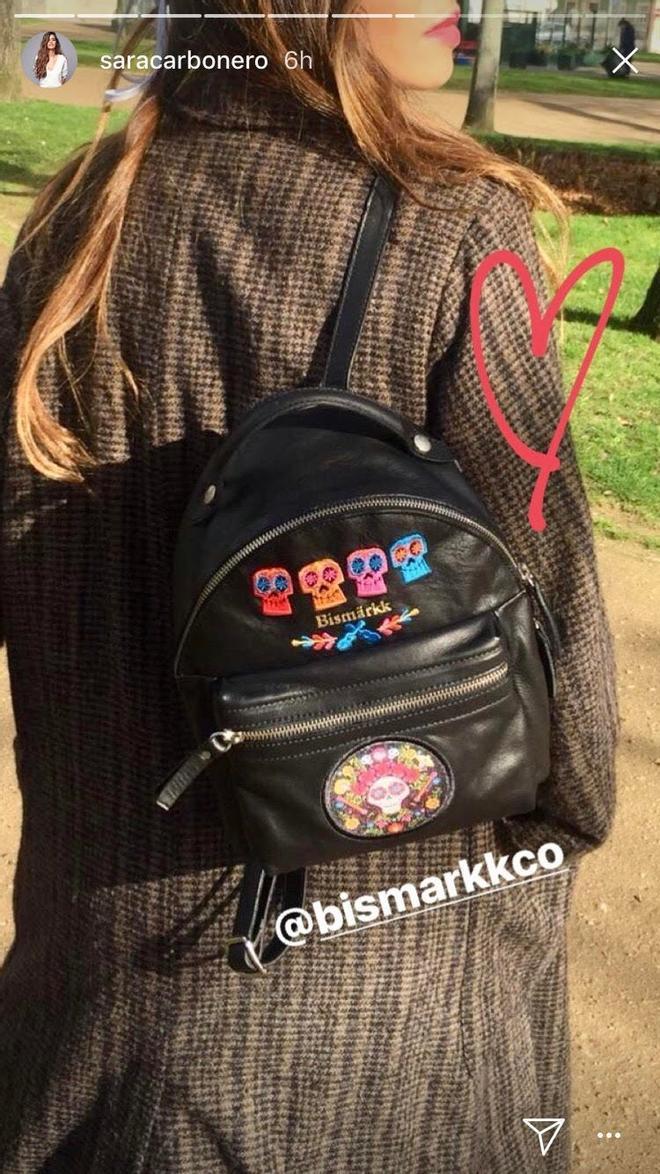 Sara Carbonero y su mochila 'Coco'