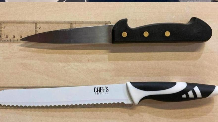 Els dos ganivets comissats a Empuriabrava