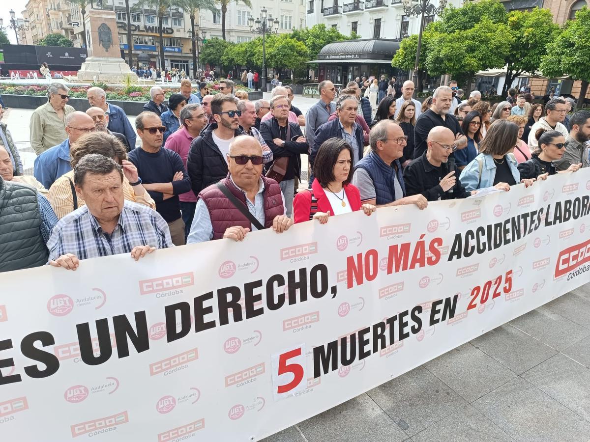 Concentración de UGT y CCOO.
