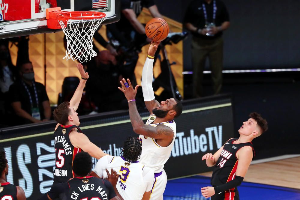 NBA: Lakers conquistan el anillo ante Miami Heat