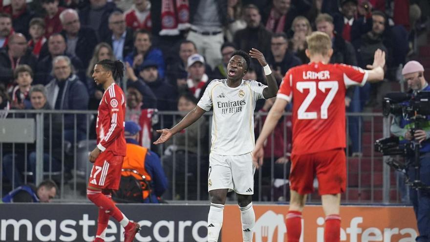 Saltan chispas entre Vinícius y Bellingham: 