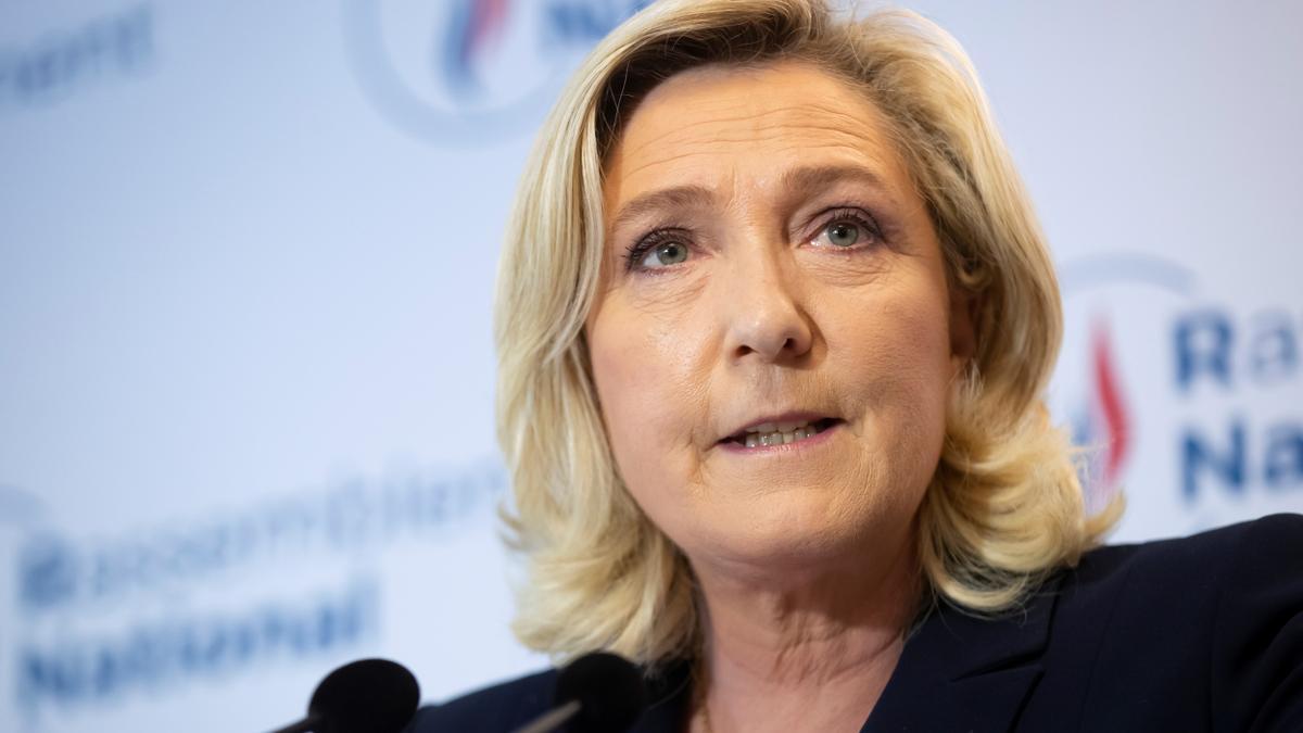 La líder de extrema derecha Marine Le Pen