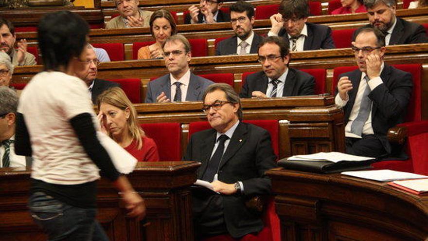 Artur Mas i els diputats de JxSí