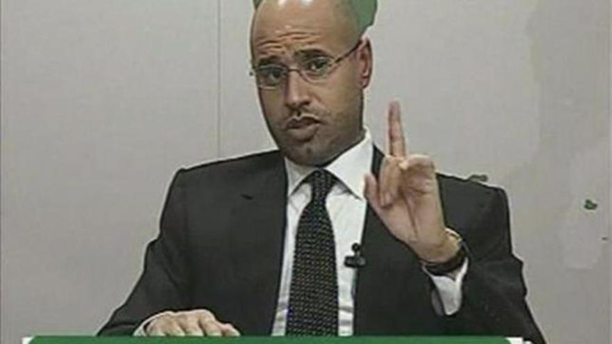 Saif al Islam Gadafi.