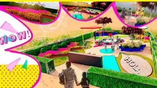 WOW! Un jardín Pop Art, entre las coloridas obras de arte a punto de florecer en Galicia