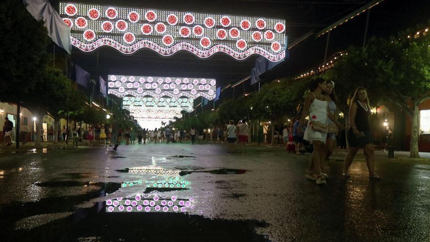 Imagen del Real de la Feria, del pasado viernes.