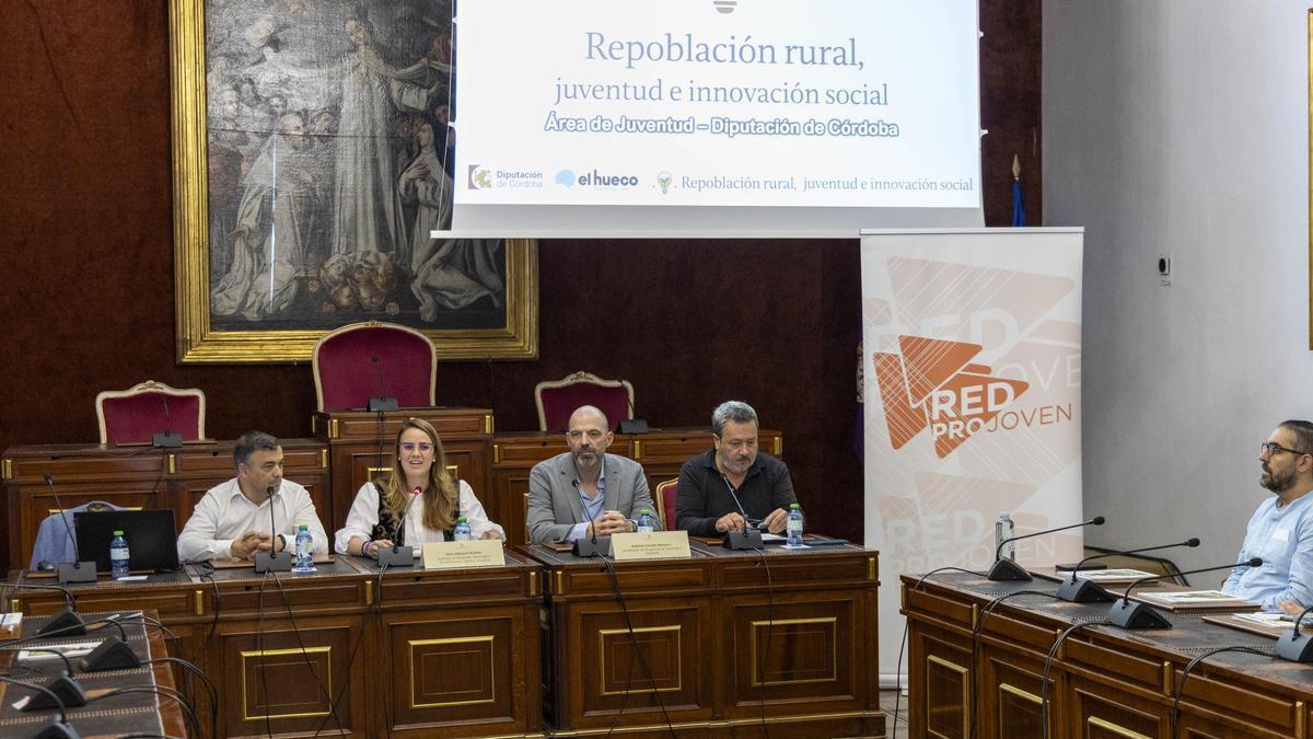 Jornada ‘Repoblación, rural, juventud e innovación social’ celebrada en el Palacio de la Merced.