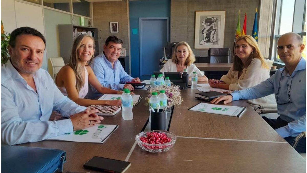 Representantes de FSIE se reunieron ayer con la consejera y la secretaria general de Educación.