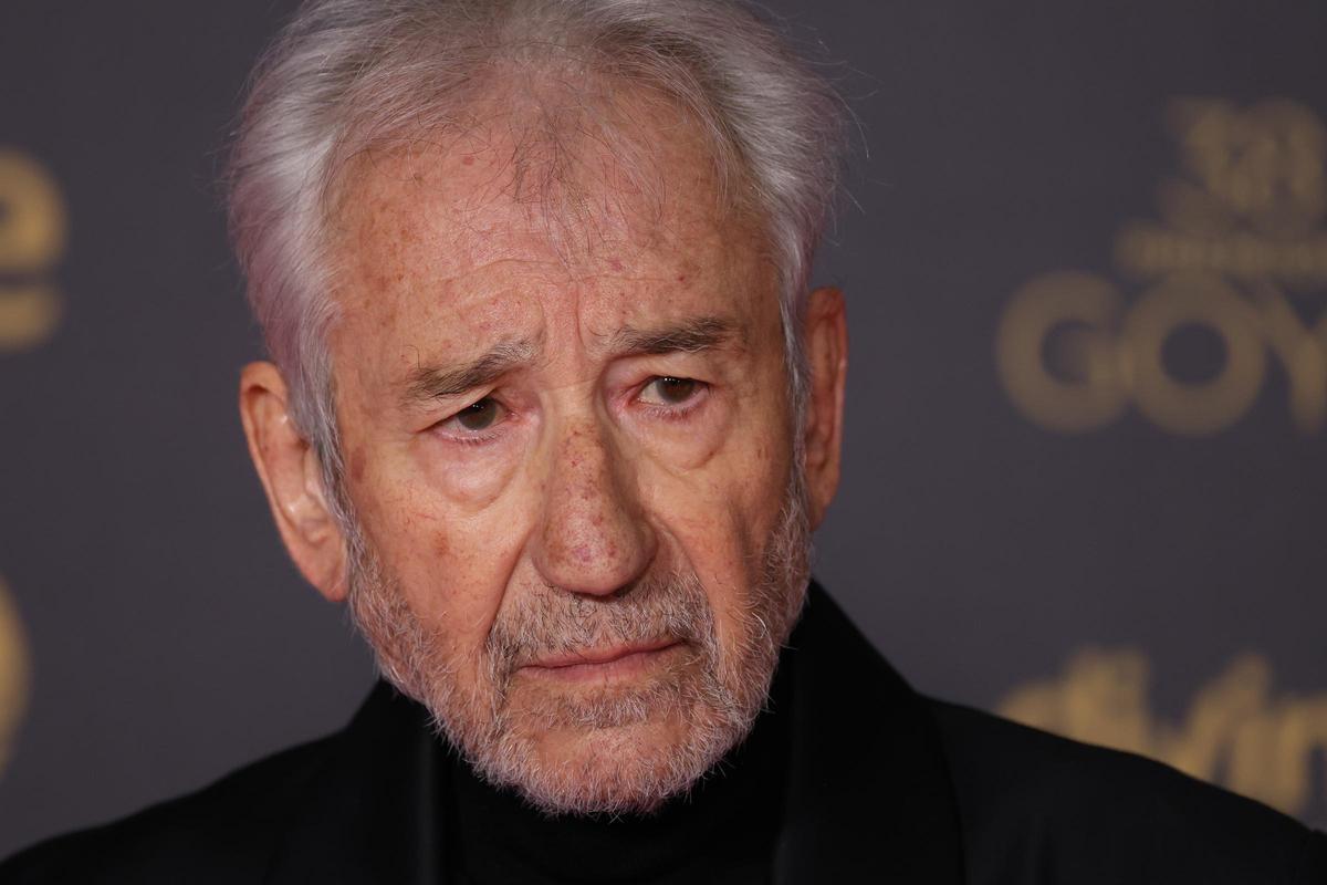 José Sacristán, en la alfombra roja de los Goya 2024.