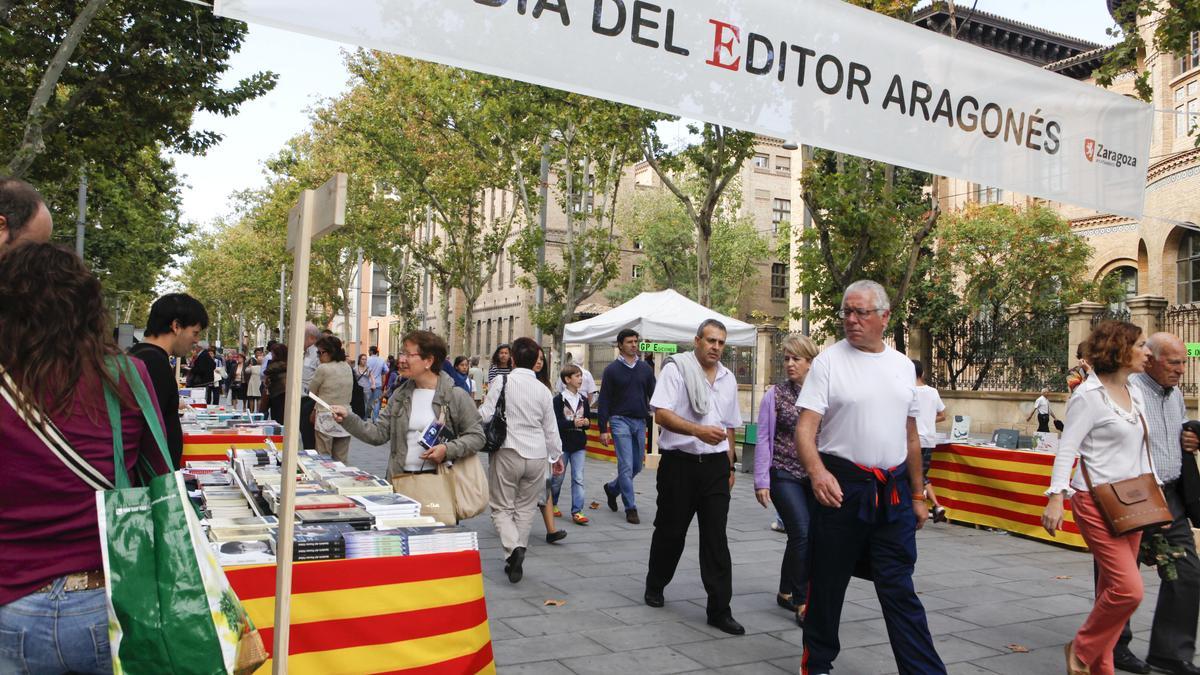 Feria del libro en Zaragoza