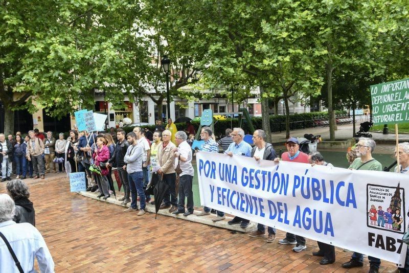 Manifestación contra el ICA en Zaragoza