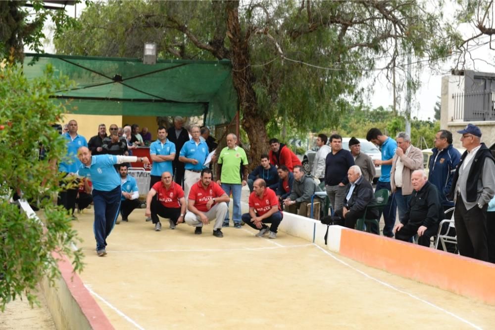 Campeonato Regional de Bolos Huertanos: La Derecha prolonga su reinado